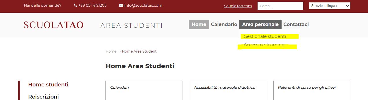 AccessoAltrePiattaforme_areaStudenti